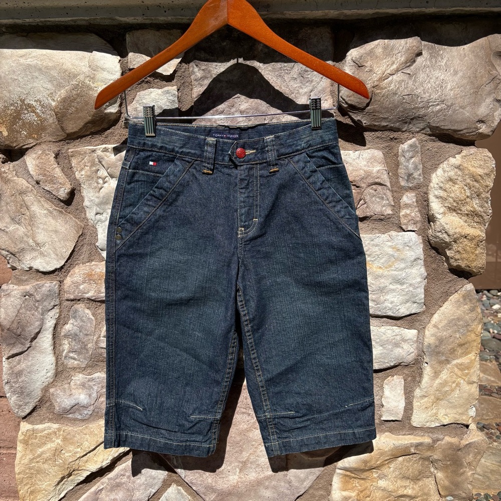Tommy Hilfiger Boys Jorts Jean Shorts Size 12 NWT  Albert Short Dark Wash